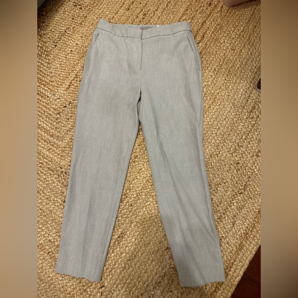 H&M Gray Slacks Pants Linen blend